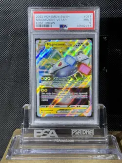 2022 POKEMON SWORD & SHIELD LOST ORIGIN #057 MAGNEZONE VSTAR LOST ORIGIN 9 MINT - Image 1