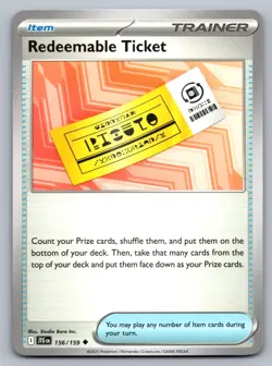 Pokemon TCG SV09: Journey Together Redeemable Ticket 156/159 - Image 1
