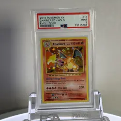 2016 Pokemon XY Charizard Holo Evolutions #11 PSA 9 MINT - Image 1