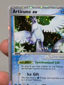 2005 Pokemon Articuno EX 032 Black Star Promo LP/MP - Image 3