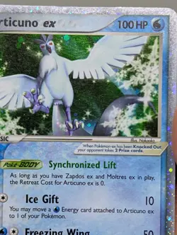 2005 Pokemon Articuno EX 032 Black Star Promo LP/MP - Image 4