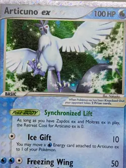 2005 Pokemon Articuno EX 032 Black Star Promo LP/MP - Image 5