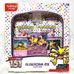 Pokemon TCG Scarlet & Violet 151 Alakazam EX Collection Box Sealed New - Image 1