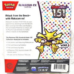 Pokemon TCG Scarlet & Violet 151 Alakazam EX Collection Box Sealed New - Image 3
