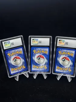Psyduck 65 53 90 1st Edition Fossil Gym Rocket 2000 Pokemon CGC 8.5 - 9 💦 - Image 2