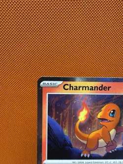 Charmander 047 Holo Pokemon 151 Scarlet & Violet Black Star Promo NM 2126 - Image 2