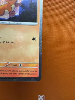 Charmander 047 Holo Pokemon 151 Scarlet & Violet Black Star Promo NM 2126 - Image 5