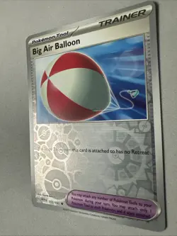 Pokemon TCG * Scarlet & Violet 151 * 155/165 Big Air Balloon U * REVERSE HOLO NM - Image 2