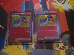 2x Pokemon Hero's Cape 152/162 SV05: Temporal Forces Ace SPEC Rare Trainer Lot - Image 1
