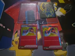 2x Pokemon Hero's Cape 152/162 SV05: Temporal Forces Ace SPEC Rare Trainer Lot - Image 4