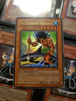 Yu-Gi-Oh! TCG The Legendary Fisherman Pharaoh's Servant PSV-076 1st Edition - Image 1