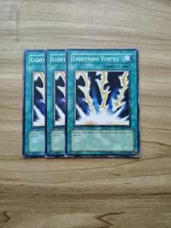 Yu-Gi-Oh! - Lightning Vortex - 3X - Full Playset - Image 1
