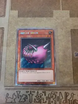 YUGIOH NEEDLE WORM RA04-EN112 PLATINUM RARE 1ST ED NM - Image 1
