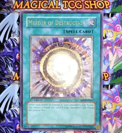 Yugioh Meteor of Destruction FET-EN041 1st Edition Ultimate Rare Konami 2005 NM - Image 5