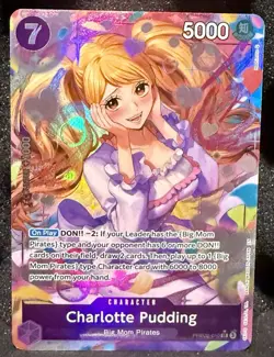One Piece TCG Charlotte Pudding 10 Alt Art Premium Booster-The Best-Vol.2 PRB-02 - Image 1