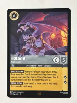 Goliath - Clan Leader 173/204 Legendary - Disney's Lorcana Whispers in the Well - Image 1