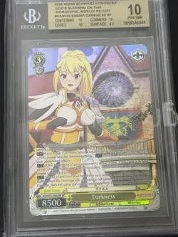 BGS 10 Pristine Weiss Schwarz Darkness SP KS/W75-E002SP Konosuba Re:Edit - Image 1