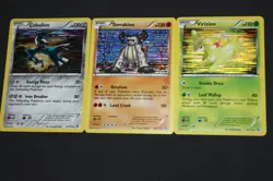 Pokemon Card Lot LP-PL Holo Cobalion, Terrakion, & Virizion Legendary Treasures - Image 1