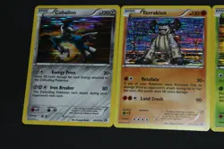 Pokemon Card Lot LP-PL Holo Cobalion, Terrakion, & Virizion Legendary Treasures - Image 2