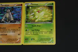 Pokemon Card Lot LP-PL Holo Cobalion, Terrakion, & Virizion Legendary Treasures - Image 3