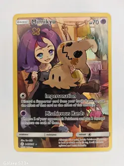 Pokemon Mimikyu 245/236 Sm-Cosmic Eclipse Secret Rare Full Art Holo Card - Image 1