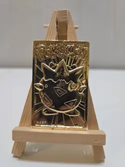 Pokemon Togepi Burger King 23k Gold Plated Trading Card 1999 Nintendo - Image 1