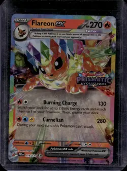 Flareon ex - 014/131 (Prismatic Evolutions Stamp) Holofoil Miscellaneous Cards & - Image 1
