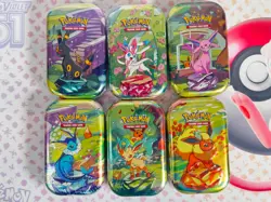 Pokemon Cards - Prismatic Evolutions Random Character Mini Tin Factory Sealed - Image 1