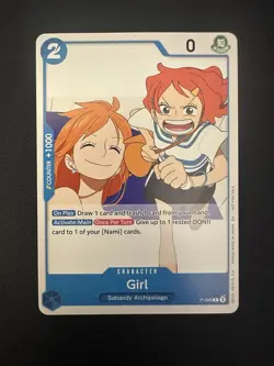 Near Mint Girl P-096 (OP14 Release Event Promo) English One Piece Card Game - Image 1