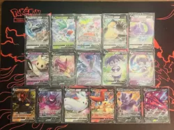 Pokemon V Card Lot. 16 Cards Different Sets Holos Rare NM - Image 1