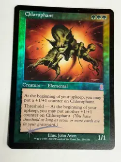 Chlorophant FOIL Odyssey Green Rare MAGIC THE GATHERING MTG CARD - Image 2