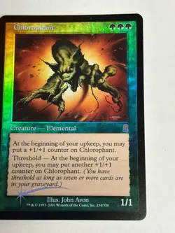 Chlorophant FOIL Odyssey Green Rare MAGIC THE GATHERING MTG CARD - Image 3