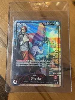 Shanks (2025 PSA Magazine Promo) OP09-001 One Piece Promotion Cards Foil - Image 1