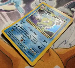 A Gyarados Holo Rare 6/102 Base Set Unlimited Pokemon Card HP Creased - See Pics - Image 3