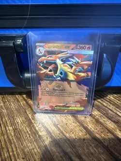 Pokemon Mega Charizard Y EX Promo Card Mega Evolution 030 Near Mint - Image 1
