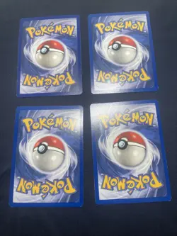 Pokemon Lass Base Set Trainer Card Lot 75/102 Regular Finish English 1999 (4) - Image 2
