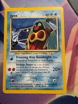 Pokemon TCG Jynx 31/64 Neo Revelation Card Regular MP - Image 1