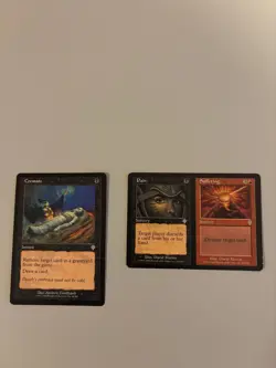 Magic the Gathering Invasion Cards - Black Mana - Image 1