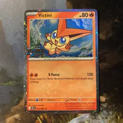 Victini (Black Bolt 12/86) cosmos holo stamped Pokemon TCG card - Image 1