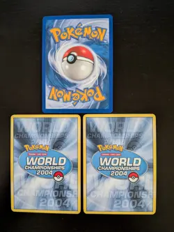 Team Magma's Groudon Lot of 3 Non-holo Cards 9/95 + 2004 World Championship NM - Image 2