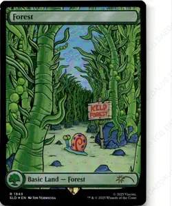 Forest (1943) (Rainbow Foil) Secret Lair Drop Series 1943 Foil NM - Image 1