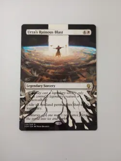 Urza's Ruinous Blast MTG Altered Art hand painted extended art dominaria - Image 1