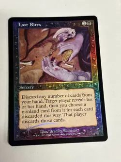 Last Rites Odyssey FOIL MTG Magic the Gathering - Image 1