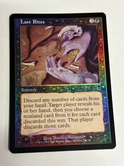 Last Rites Odyssey FOIL MTG Magic the Gathering - Image 2