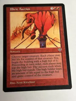 1 x Illicit Auction - Mirage - LP - Magic The Gathering - MTG - Image 2