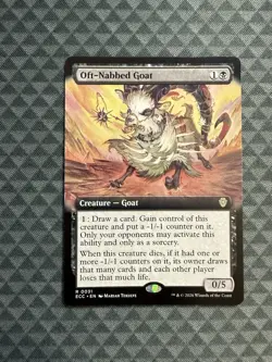 MTG Oft-Nabbed Goat #0031 Extended Art Rare Commander: Lorwyn Eclipsed (ECC) - Image 1