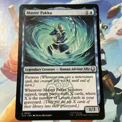 MTG Avatar: The Last Airbender Master Pakku 0063 NM Regular NP - Image 1