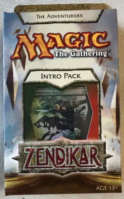 MTG ZENDIKAR THE ADVENTURERS INTRO PACK WITH FREE BOOSTER PACK SHIPPING - Image 1