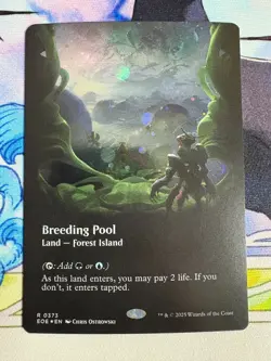 2025 MTG Edge Of Eternities Breeding Pool Borderless Galaxy Foil #373 - Image 1