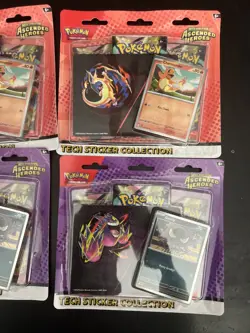 Pokemon Ascended Heroes Tech Sticker Collection Sealed! (LOT Of 4) - Image 3